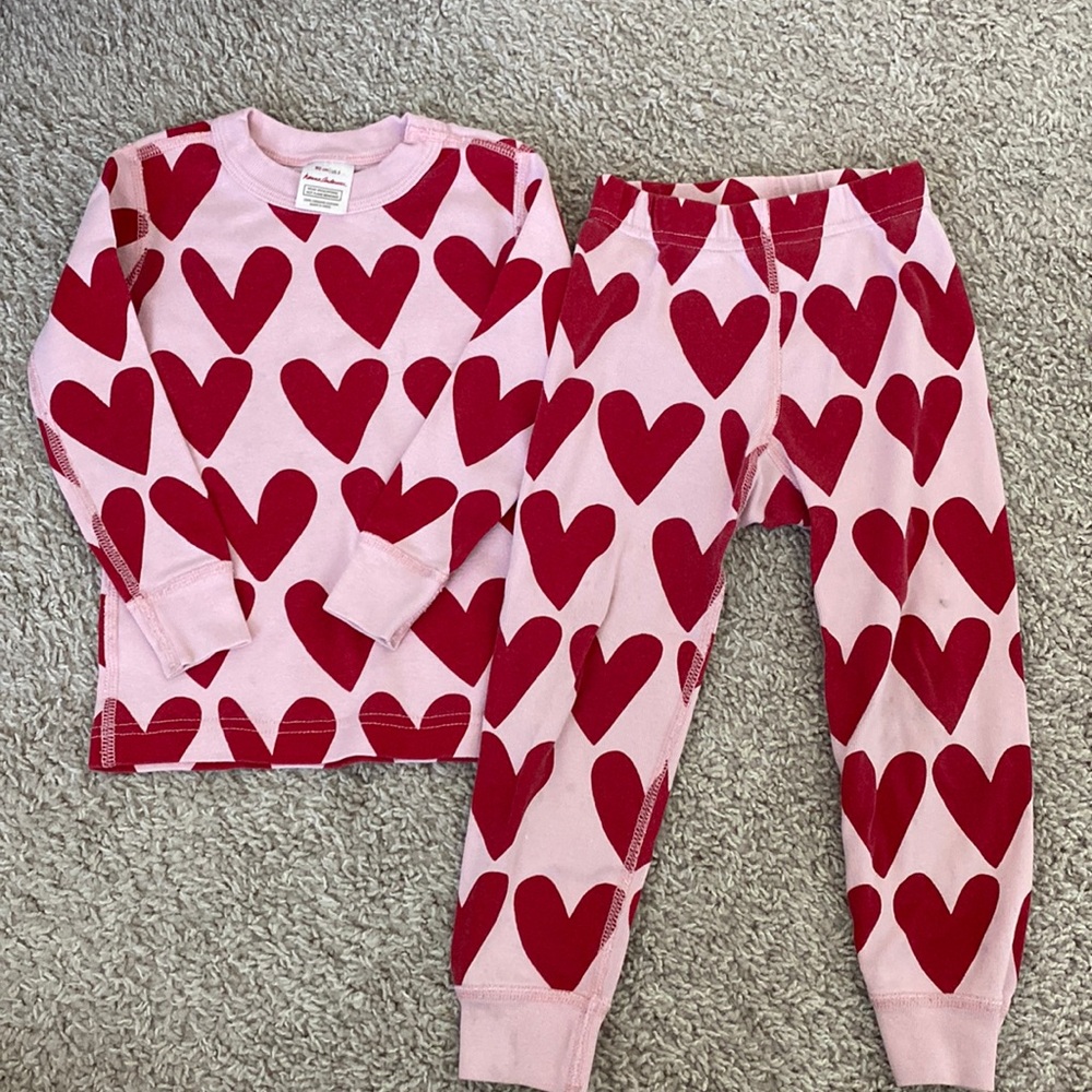 Hanna Andersson heart PJs